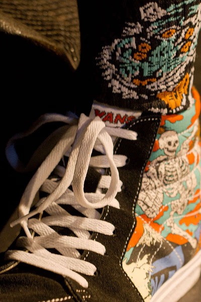 Japanese Woodblock Print Meets Punk Rock Graphics in this Unique Vans